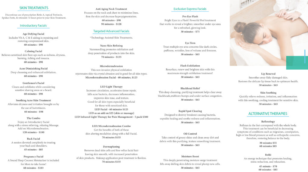 services menu